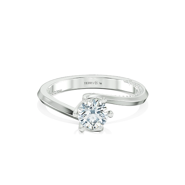 Nhẫn đính hôn Kim cương Lune Ray NCH1425